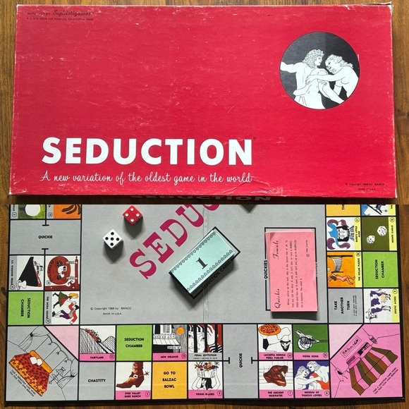 1966 Banco adult board game: Seduction - Picture 1 of 9